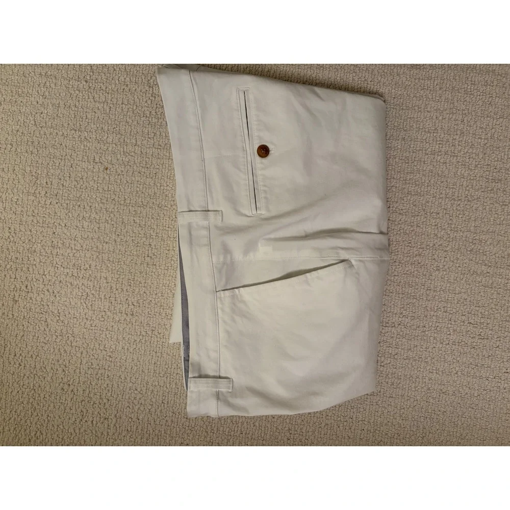 Bonobos Mens Chino Pants 38x30 Off White Straight Leg Casual Trousers